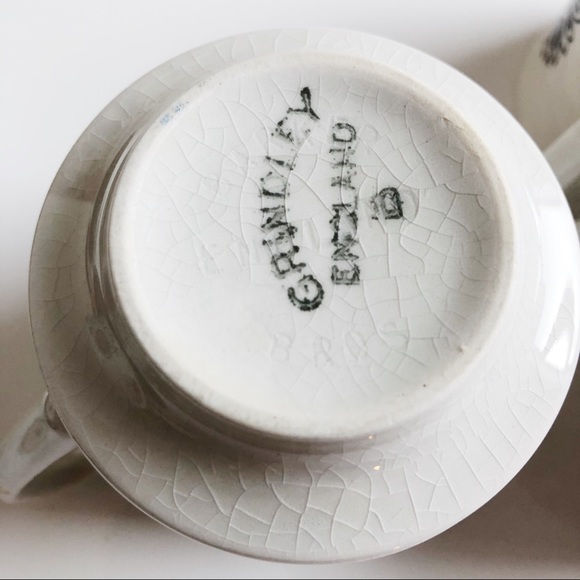 Vintage Manitou by Grindley Cups + Saucers - Picture 7 of 7